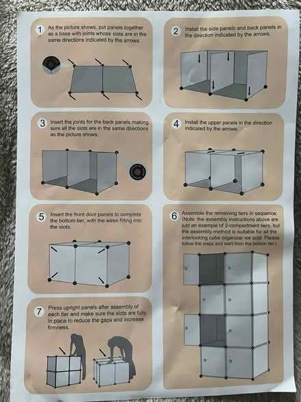 Photo of free 16 cube Modular wire&plastic storag (Twickenham TW2) #3