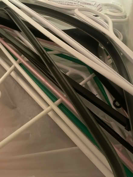 Photo of free Plastic hangers (108 and Broadway) #1