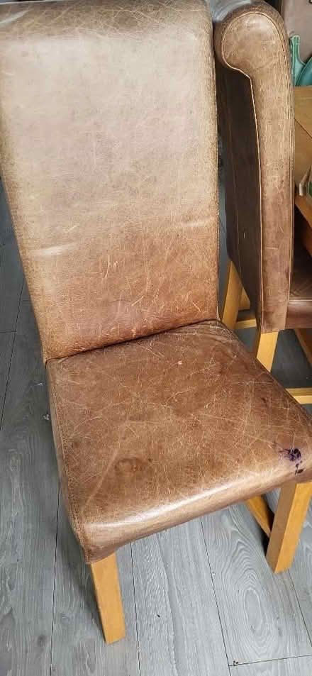 Photo of free 5 solid chairs (Huyton Quarry L36) #3