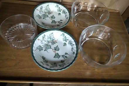 Photo of free Glass & pottery bowls (Belper DE56) #1
