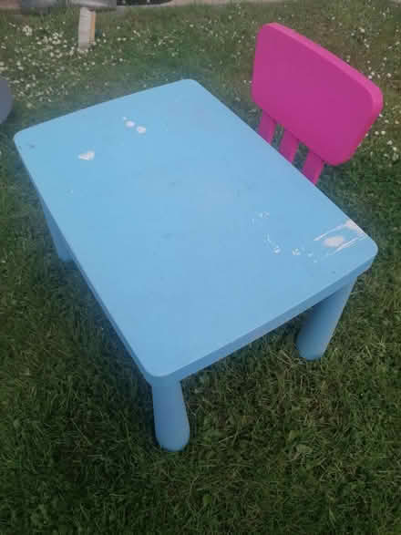 Photo of free Table and chair (Lucan) #2