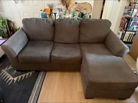 Photo of free gray couch (Sherman Oaks) #2