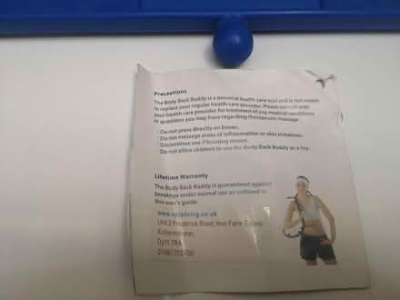 Photo of free Body back buddy (Craiglockhart EH14) #2