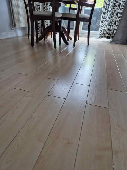 Photo of free Pale wood effect laminate flooring (Stoke On Trent ST6 8GE) #1