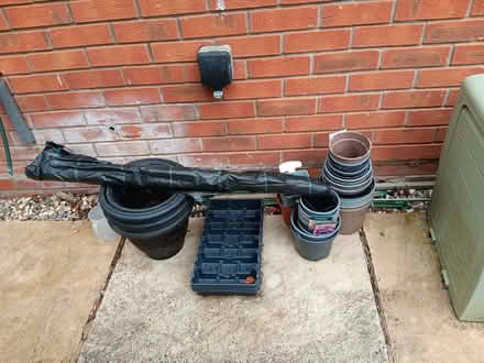 Photo of free Plant pots & weed membrane (Eccleshall ST21) #1