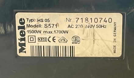 Photo of free Miele vacuum cleaner (LE16 9) #4