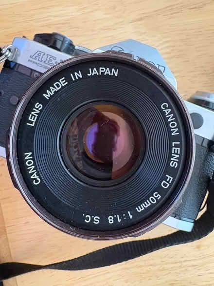 Photo of free Canon AE-1 Program SLR film camera (Downtown Sunnyvale) #4