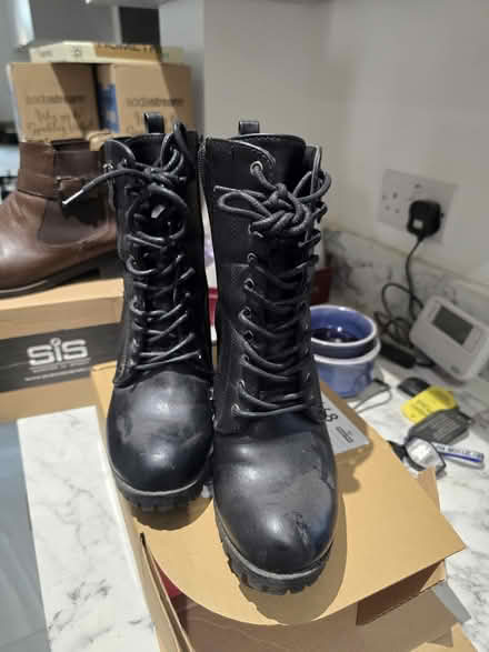 Photo of free Two pairs of boots (Stifford Clays RM16) #2