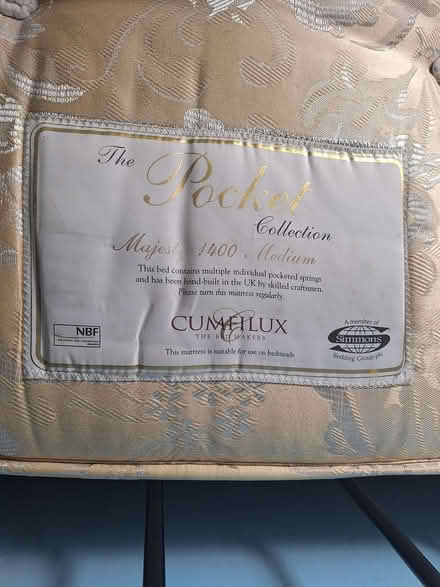 Photo of free King-size pocket sprung mattress (Bedhampton PO9) #2