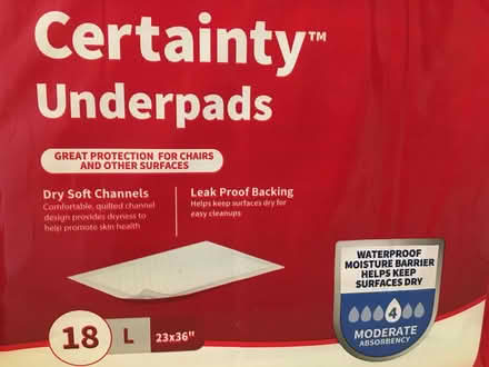 Photo of free 23"x 36" underpads (12) (Arlington off Mystic St Rte3N) #1