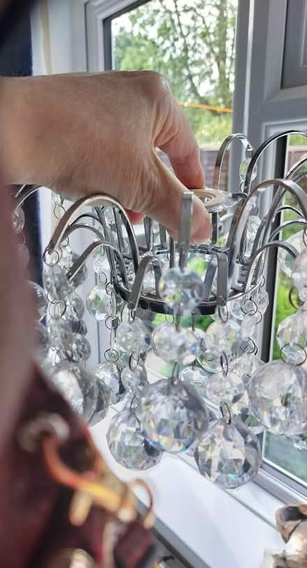 Photo of free 3 Crystal ball chandelier (Churchgate EN8) #1