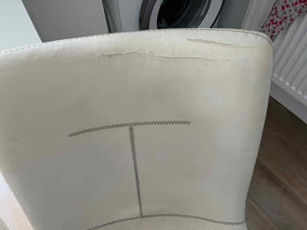Photo of free Two faux leather dining chairs (Ensleigh) #4