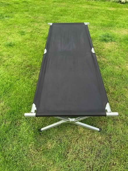 Photo of free Foldable camp bed, Black (St John's WR2) #3