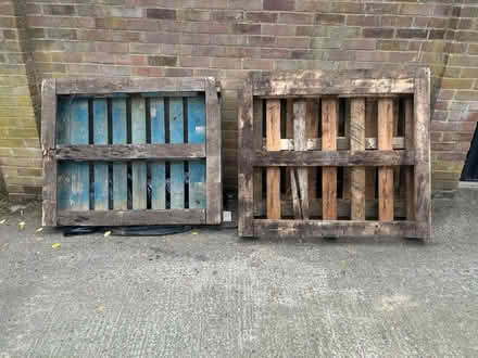 Photo of free 3 wooden pallets (BR1 Sundridge park) #2