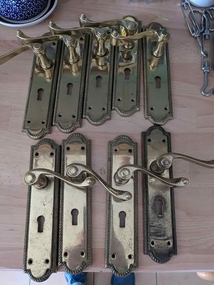 Photo of free Old Brass Door Handles (Dublin) #1