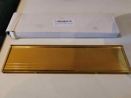 Photo of free Brass letterbox cover plate (Walthamstow) #1
