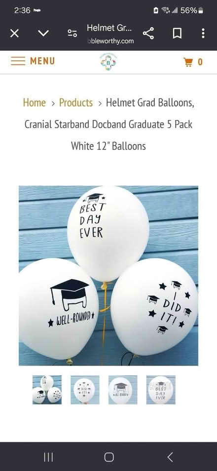 Photo of free Cranial Helmet grad balloons (Severn) #2
