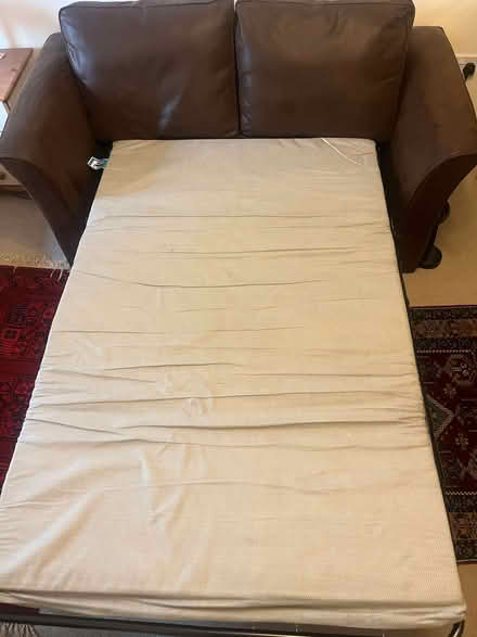 Photo of free Faux leather sofa bed (Cholsey Meadows OX10) #2