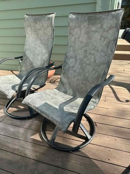 Photo of free Rocking lawn/patio chairs (Maple Grove) #2