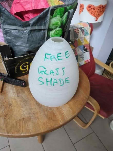 Photo of free Glass pendant shade 10 inch diameter (Cherry Orchard SY2) #1