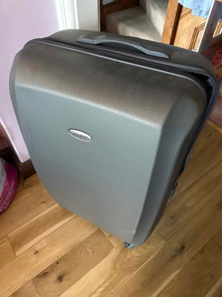Photo of free Silver suitcase (Sanderstead) #1
