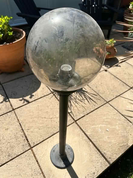 Photo of free Garden electric globe light 1m tall (Holbeach St Marks PE12) #2