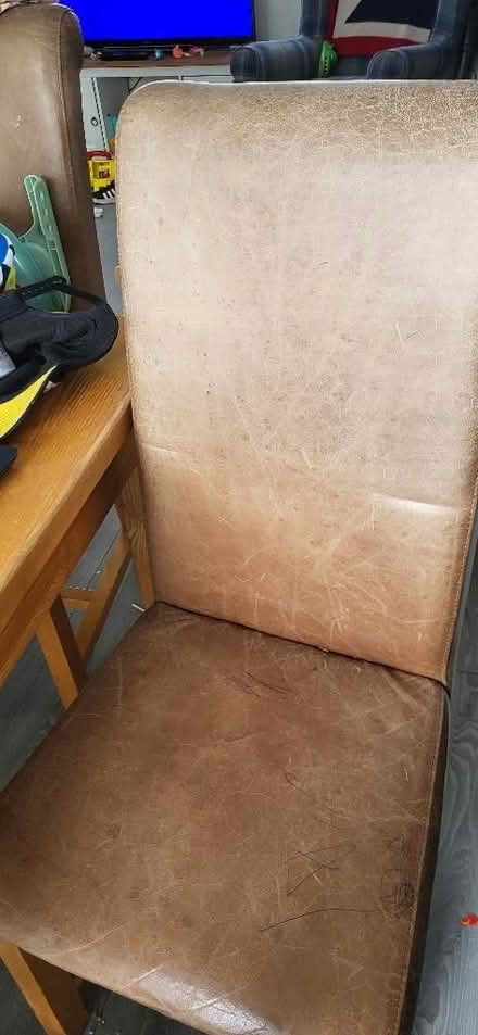 Photo of free 5 solid chairs (Huyton Quarry L36) #2