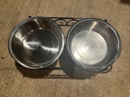 Photo of free Elevated dog bowls (Pease) #2