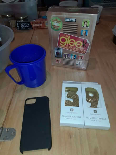 Photo of free Glee DVD, candles "3" & "9", cup, phone back (Buckingham Park HP19) #1