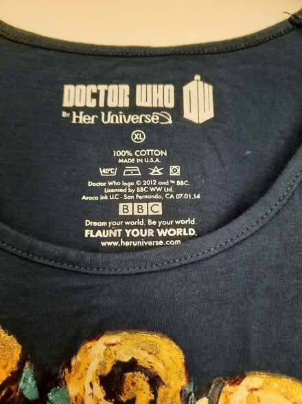Photo of free Doctor Who tshirt (Butetown CF10) #2