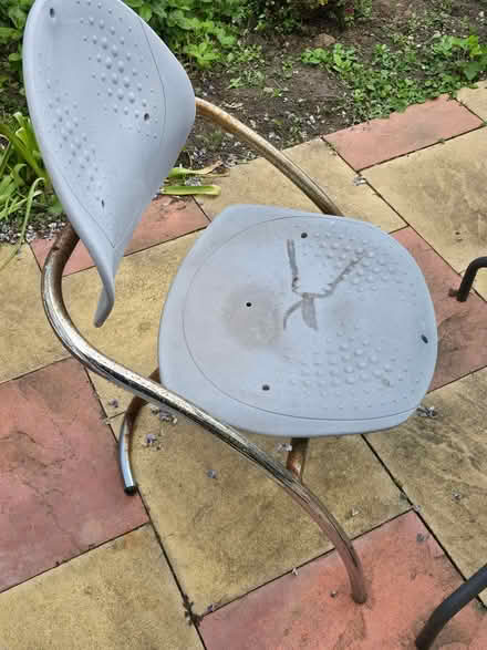 Photo of free 3 patio chairs (Bedford) #1