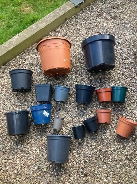Photo of free Plastic plant pots (Leckhampton GL53) #1