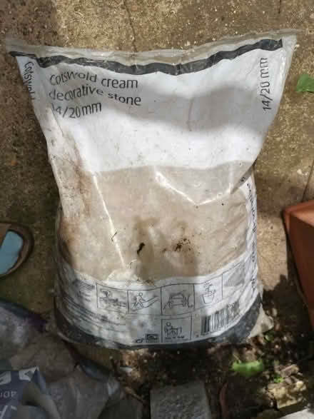 Photo of free Decorative cream pebbles (Walthamstow) #1