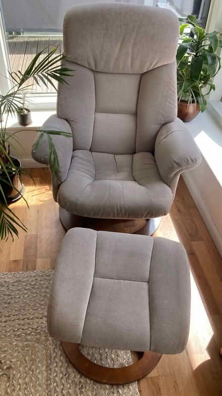 Photo of free Armchair and Footstool (Dean EH4) #1