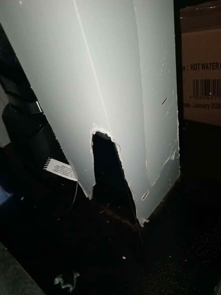 Photo of free Dinning table with 5 chairs. The white part is the packaging (Walton on the Hill L4) #4