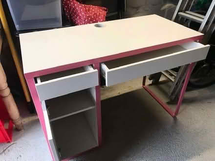 Photo of free Pink rimmed desk (Bovey Tracey TQ13) #1
