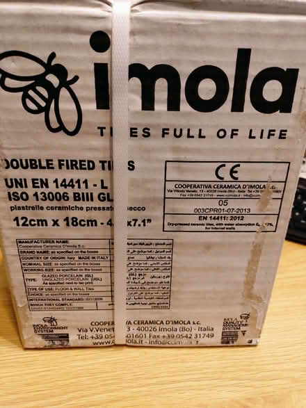 Photo of free Box white subway tiles (Kettering NN15) #1