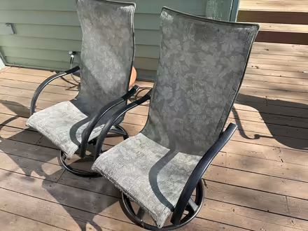 Photo of free Rocking lawn/patio chairs (Maple Grove) #1