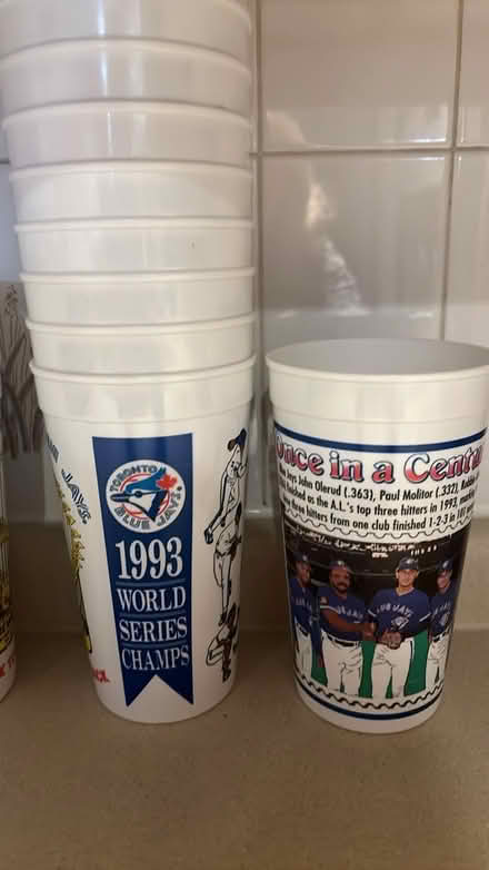Photo of free Plastic Collectors Blue Jays Cups (Markham) #2