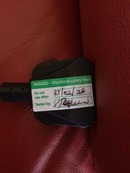 Photo of free Faux leather electric recliner armchair (Sandylands LA3) #2