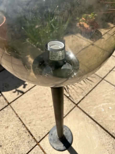 Photo of free Garden electric globe light 1m tall (Holbeach St Marks PE12) #3
