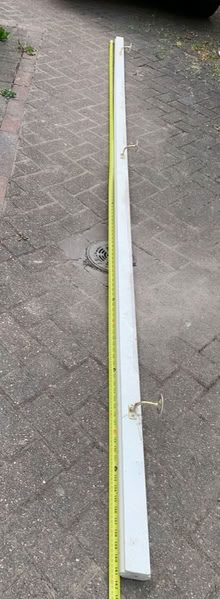 Photo of free Cream 3m handrail with gold brackets (Norton Lees S8) #2