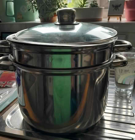 Photo of free Large double steamer/ Soup pot (North Shields) #1