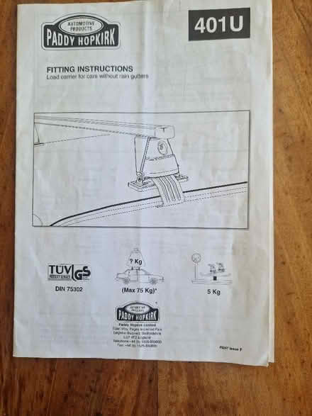 Photo of free Roof bars (Castor) #1