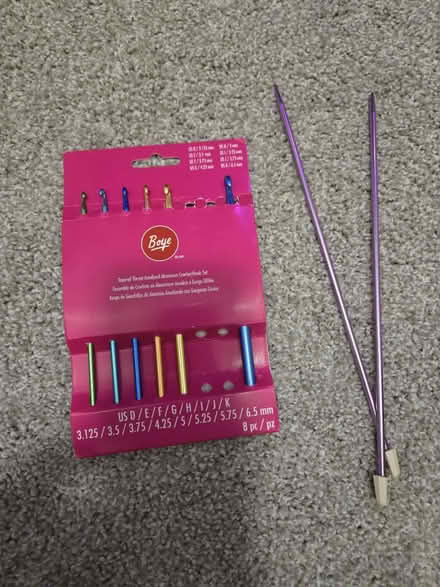 Photo of free Crochet hooks, knitting needles (Georgia Ave/Petworth) #1
