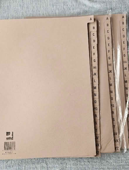 Photo of free Subject Dividers (Elmdon Heath B91) #1