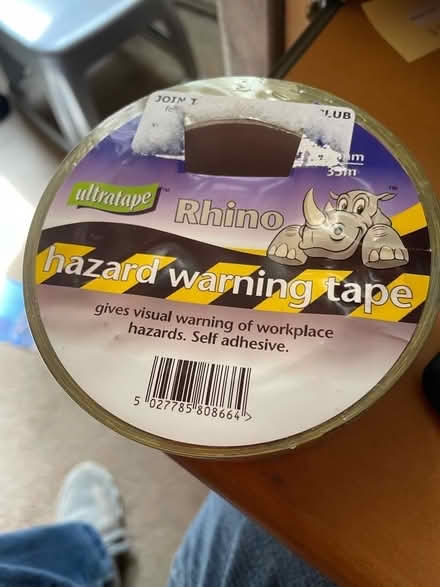 Photo of free Hazard warning tape (Loughborough LE11) #1