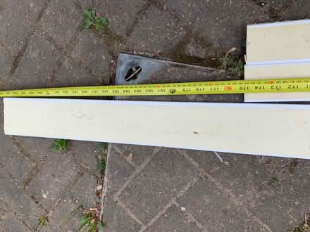 Photo of free New 5m & 4.4m white plastic strips windowsill covers? (Norton Lees S8) #2