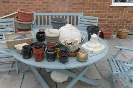 Photo of free All the flower pots on the table (Irby CH61) #1