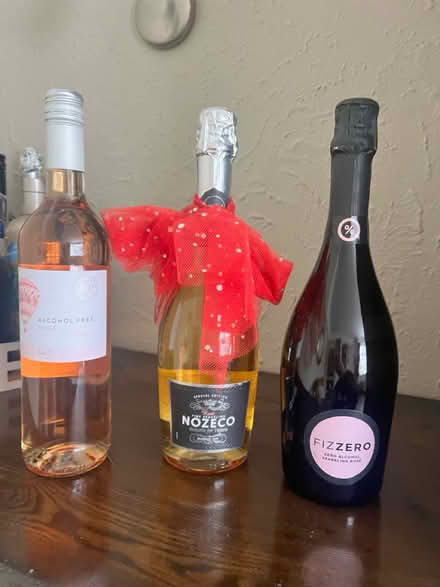 Photo of free Three bottles of non-alcoholic wine (Bebington CH63) #1